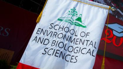 School of Environmental and Biological Sciences gonfalon