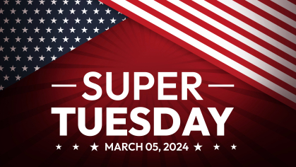 Super Tuesday is March 5.
