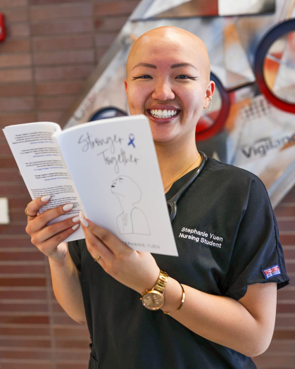 Rutgers School of Nursing student Stephanie Yuen wrote a book, "Stronger Together," during the COVID-19 pandemic.