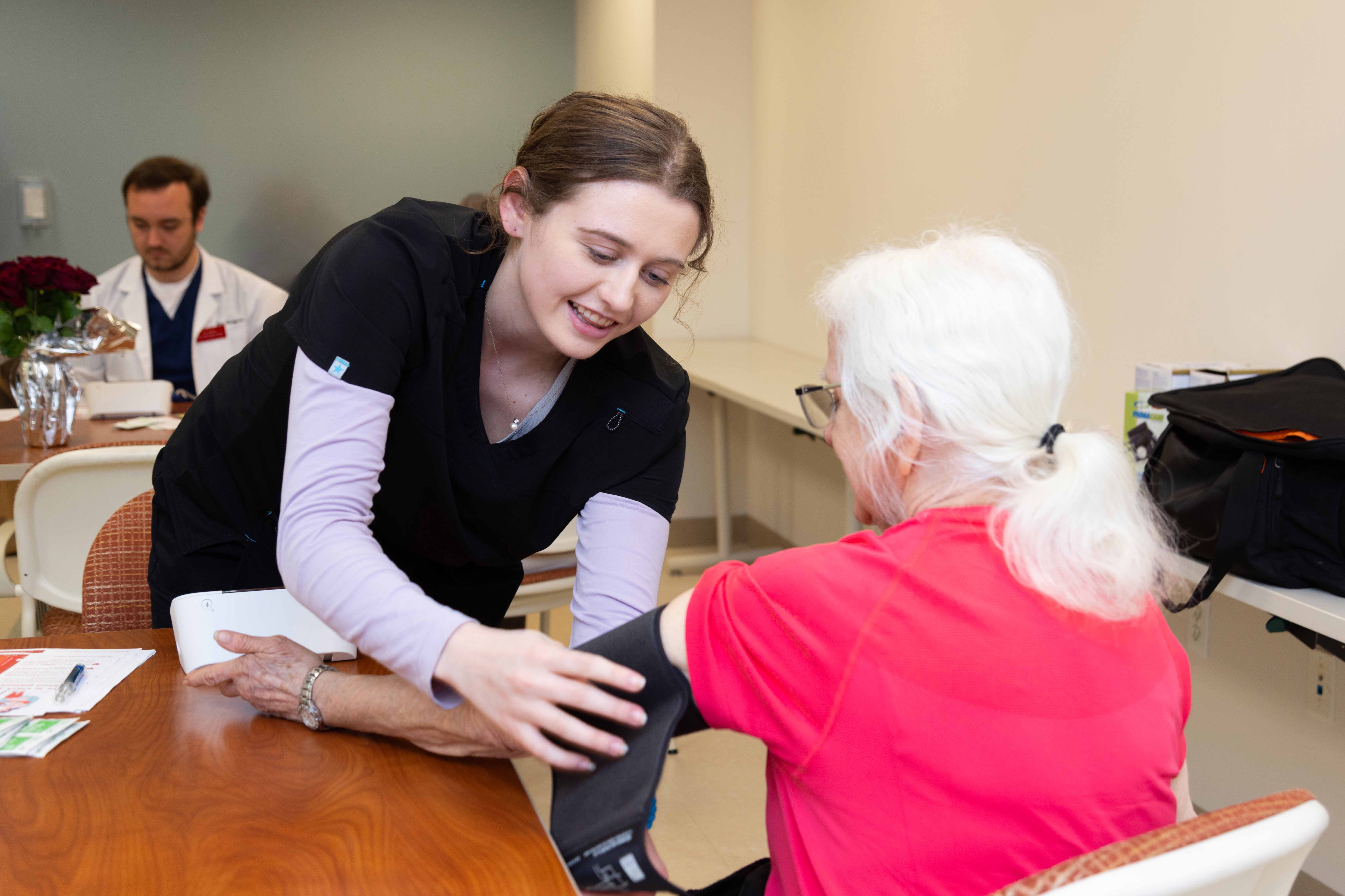 Student Volunteers Provide Range of Preventative Health Screenings to Seniors and Other Groups