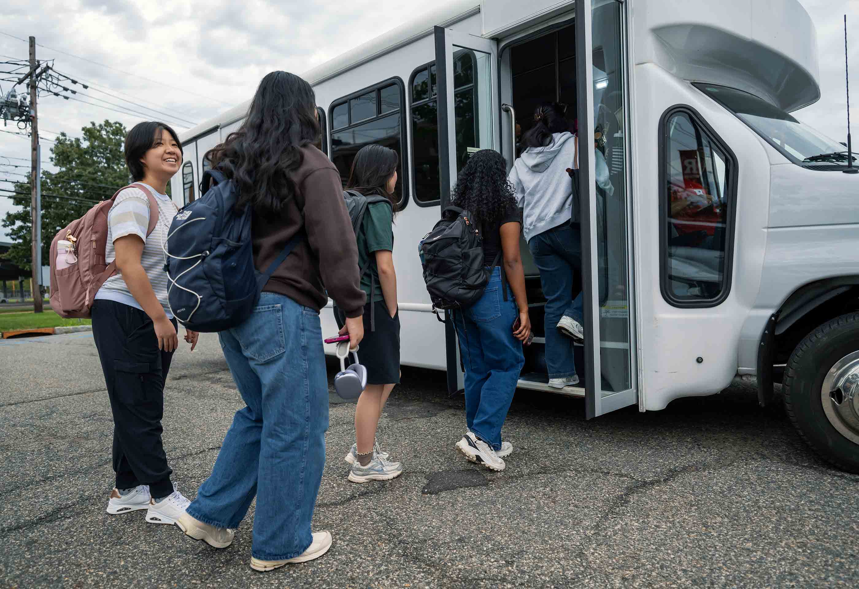 Students Take a Bus Ride to a Different Rutgers