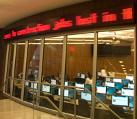 Trading Floor at Rutgers Business School