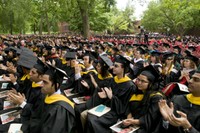 Seated graduates