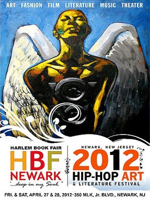 logo for Harlem Book Fair Newark