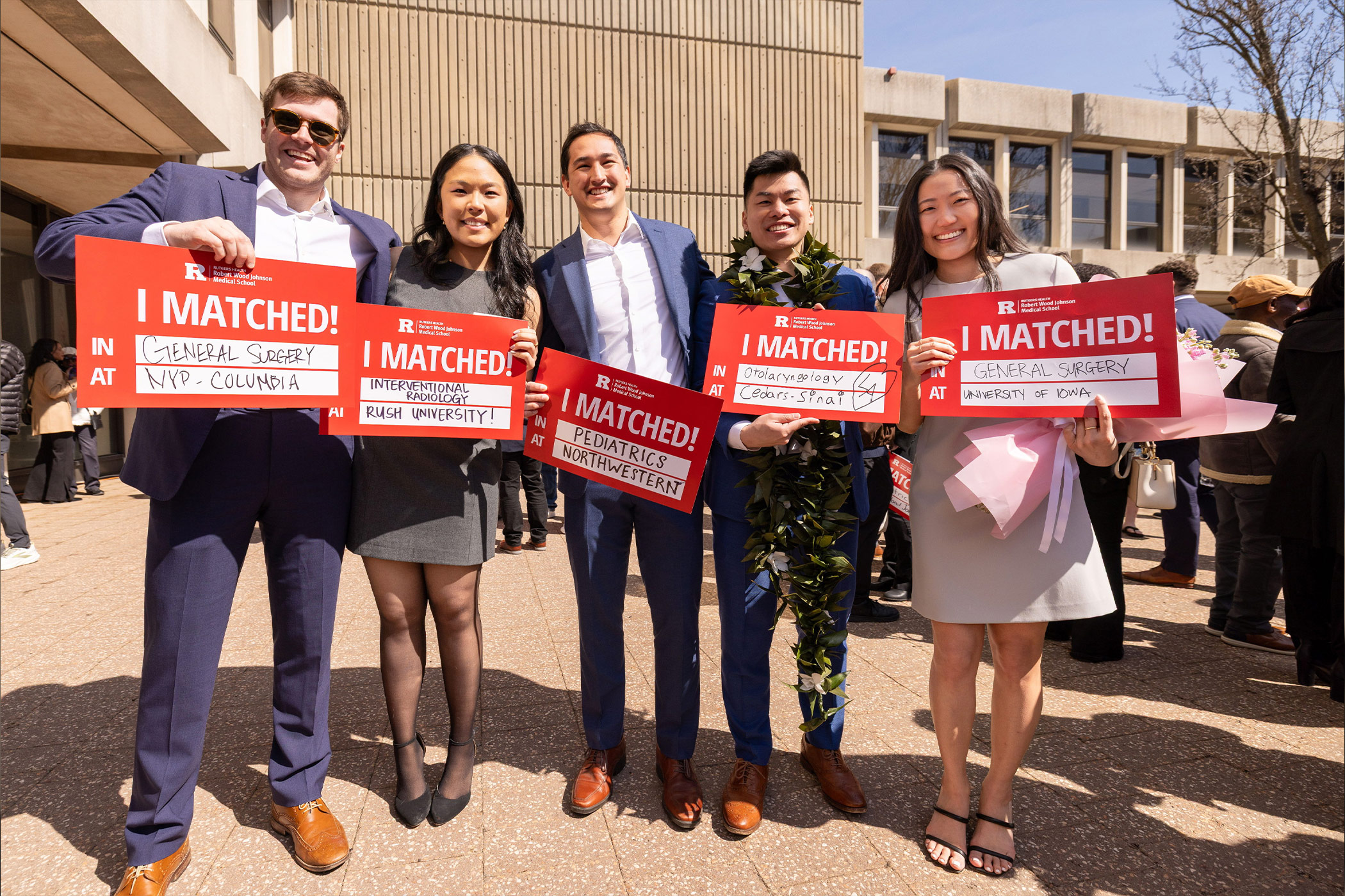 Rutgers Medical Students—Committed to Improving Care—Learn Their Futures on Match Day