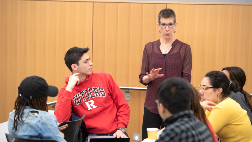 Faculty and students