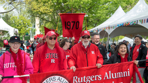 Alumni parade