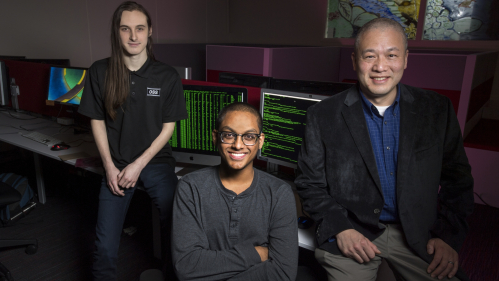 Rutgers students in the OSS program