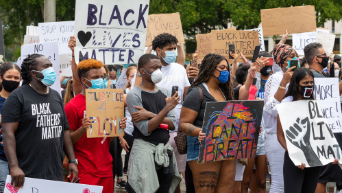 George Floyd protest in Florida 