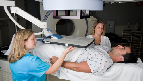 Man getting a scan