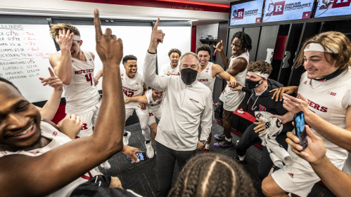 Rutgers Men's Basketball Locker Room