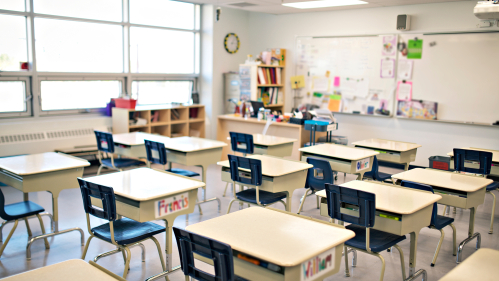 Empty classroom