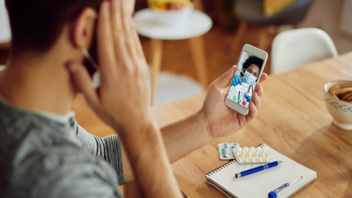 doctor prescribing via telehealth