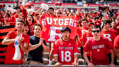 Football Student Section Rutgers Temple 9.4.21