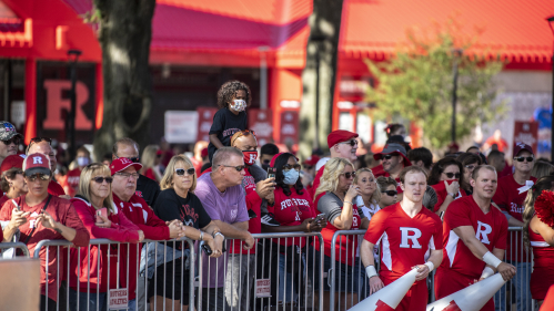 Scarlet Walk Rutgers Temple Football 9.4.21