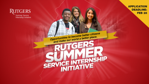 Rutgers Summer Service Internship Initiative