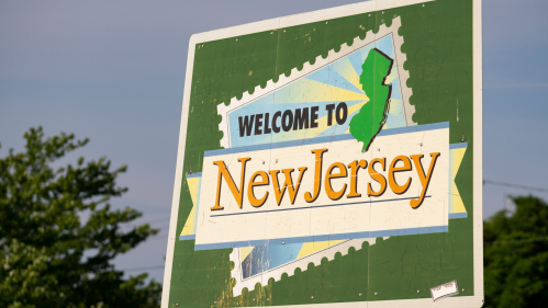 Welcome to New Jersey Sign