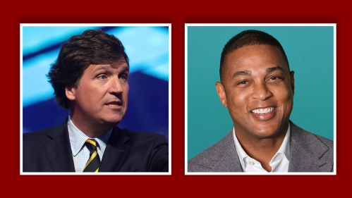 Tucker Carlson (left) and Don Lemon (right)