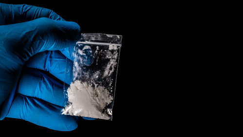 powdered fentanyl in bag