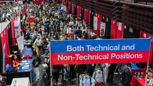 Thousands of students participated in Rutgers University–New Brunswick's Fall Mega Fair.