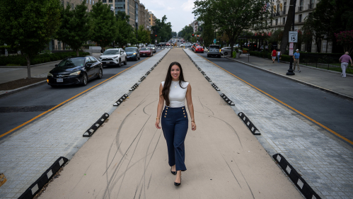 Amaya Solar is a 2025 Scarlet Service service intern working on urban planning with Smart Growth America in Washington, D.C.