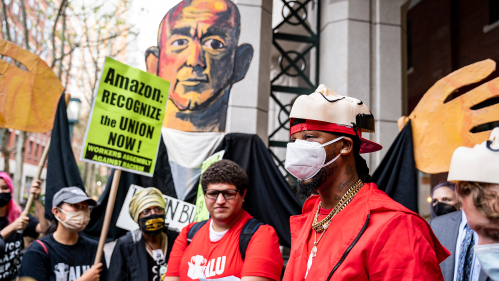 Amazon workers unionizing