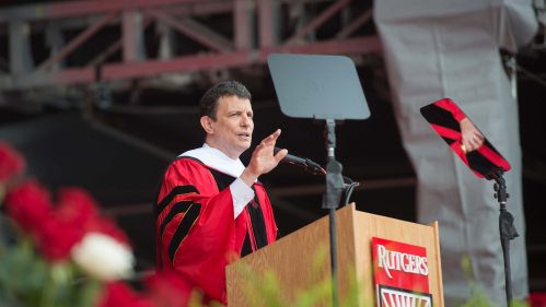 David Remnick addresses Rutgers Class of 2022