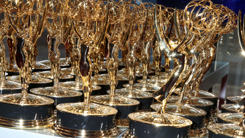 Emmy Awards at the 69th Primetime Emmy Awards - Press Room at the JW Marriott Gold Ballroom on Sept. 17, 2017, in Los Angeles.