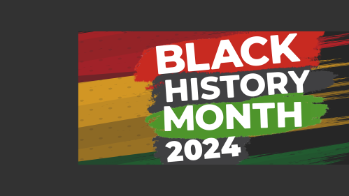 black history month 2024 graphic