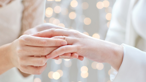 Same Sex Couple getting married 