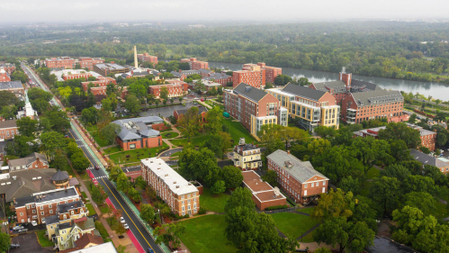 Rutgers college avenue campus aerial