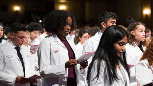Students take oath during White Coat Ceremoney