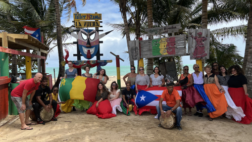 LISTA students during a 2024 spring break trip.