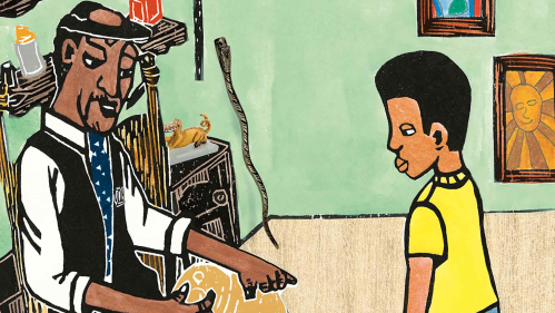 Children's book illustrations by artist Jennifer Mack-Watkins are on display at the Zimmerli Art Museum at Rutgers University–New Brunswick.