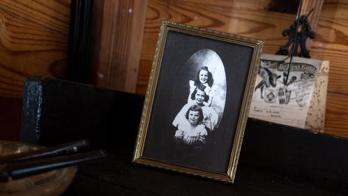An exhibit in the Red Mill replicates the office of John B. Taylor, who owned the mill from 1828 to 1834.