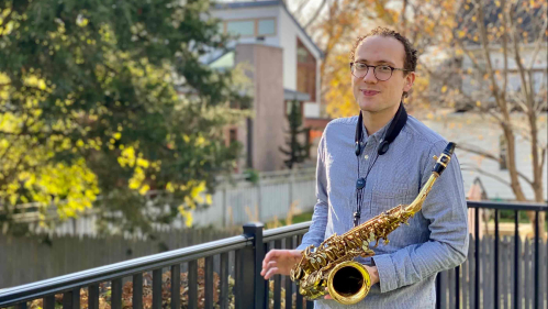 Pierre Cornilliat is a saxophonist who graduated from the Mason Gross School of the Arts in 2020 with a bachelor of music degree in jazz studies.