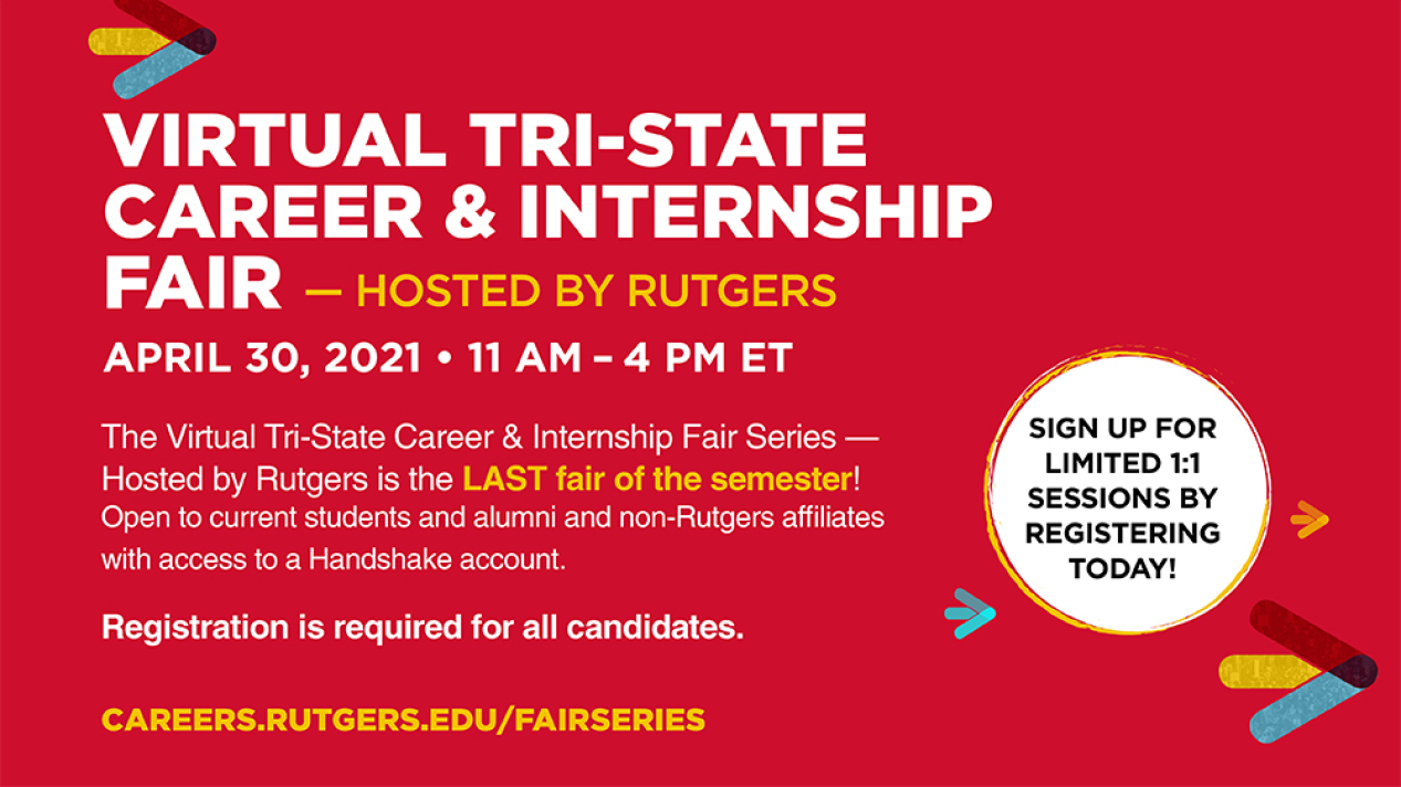 Virtual TriState Career & Internship Fair Series