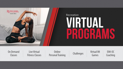 Virtual fitness programs at Rutgers