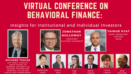 Rutgers Business School Virtual Conference in Behavioral Finance