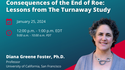 Diana Greene Foster webinar poster