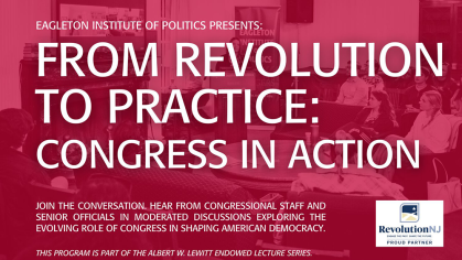 Eagleton Institute of Politics event graphic