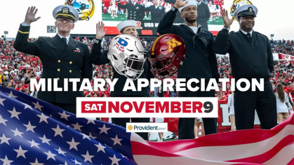 Rutgers military appreciation football game