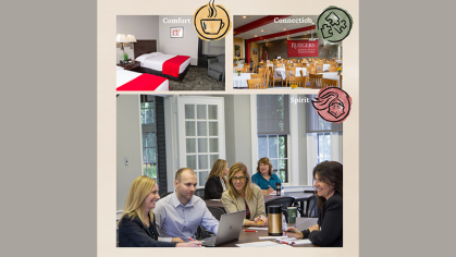 Event graphic for Rutgers Inn Spring Open House
