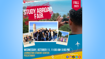 Rutgers global study abroad fair