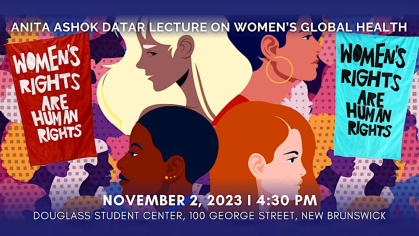 womens right lecture event poster