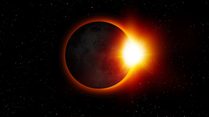 adobe stock image of total solar eclipse