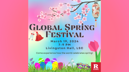 Rutgers Global Spring Festival 2024 graphic