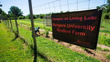 Rutgers student farm