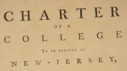 The original charter of 1766