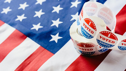 Image of voter stickers